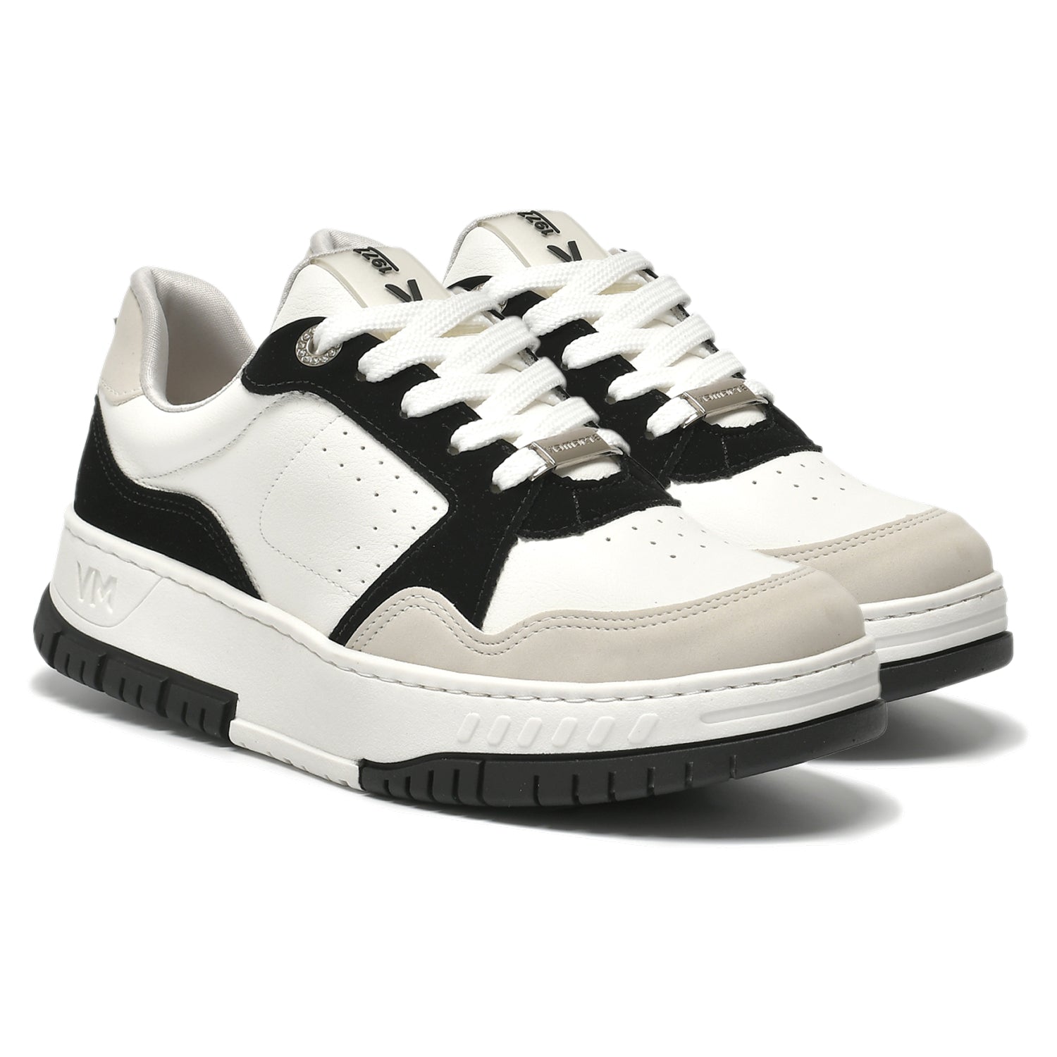 Tênis Via Marte Feminino Casual Napa Recortes