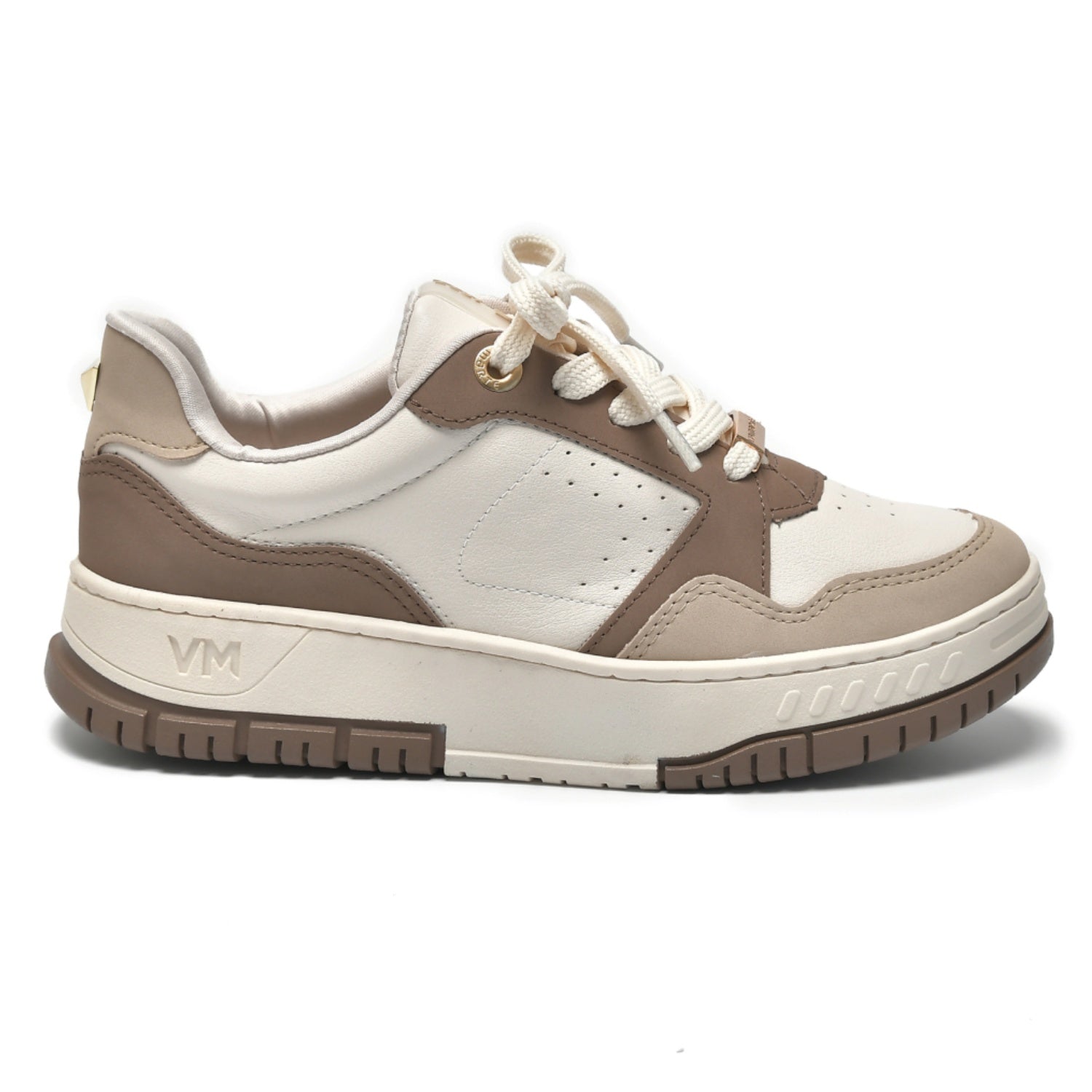 Tênis Via Marte Feminino Casual Napa Recortes