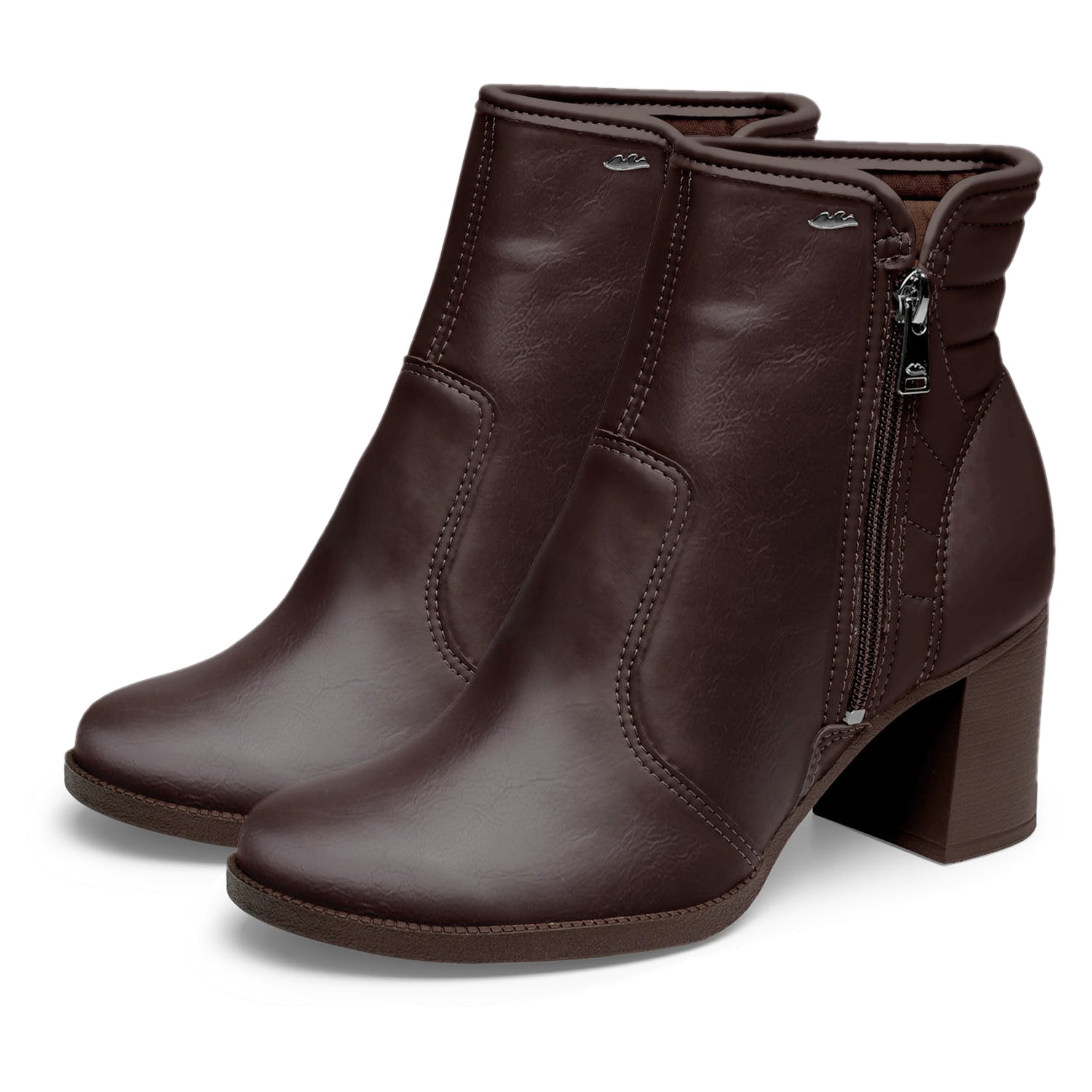 Bota Feminina Dakota Zíper Cano Curto