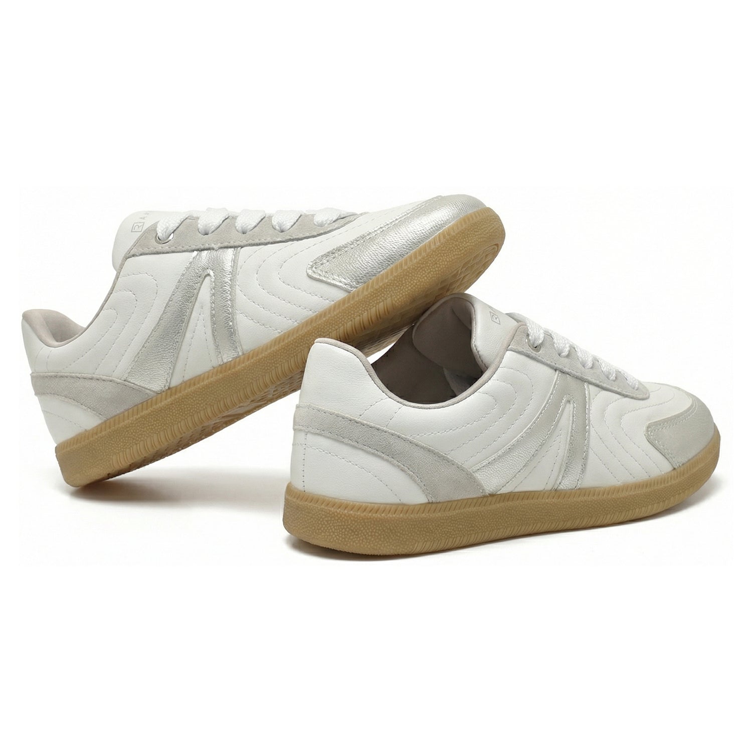 Tênis Feminino Ramarim Listras Napa Casual Retrô