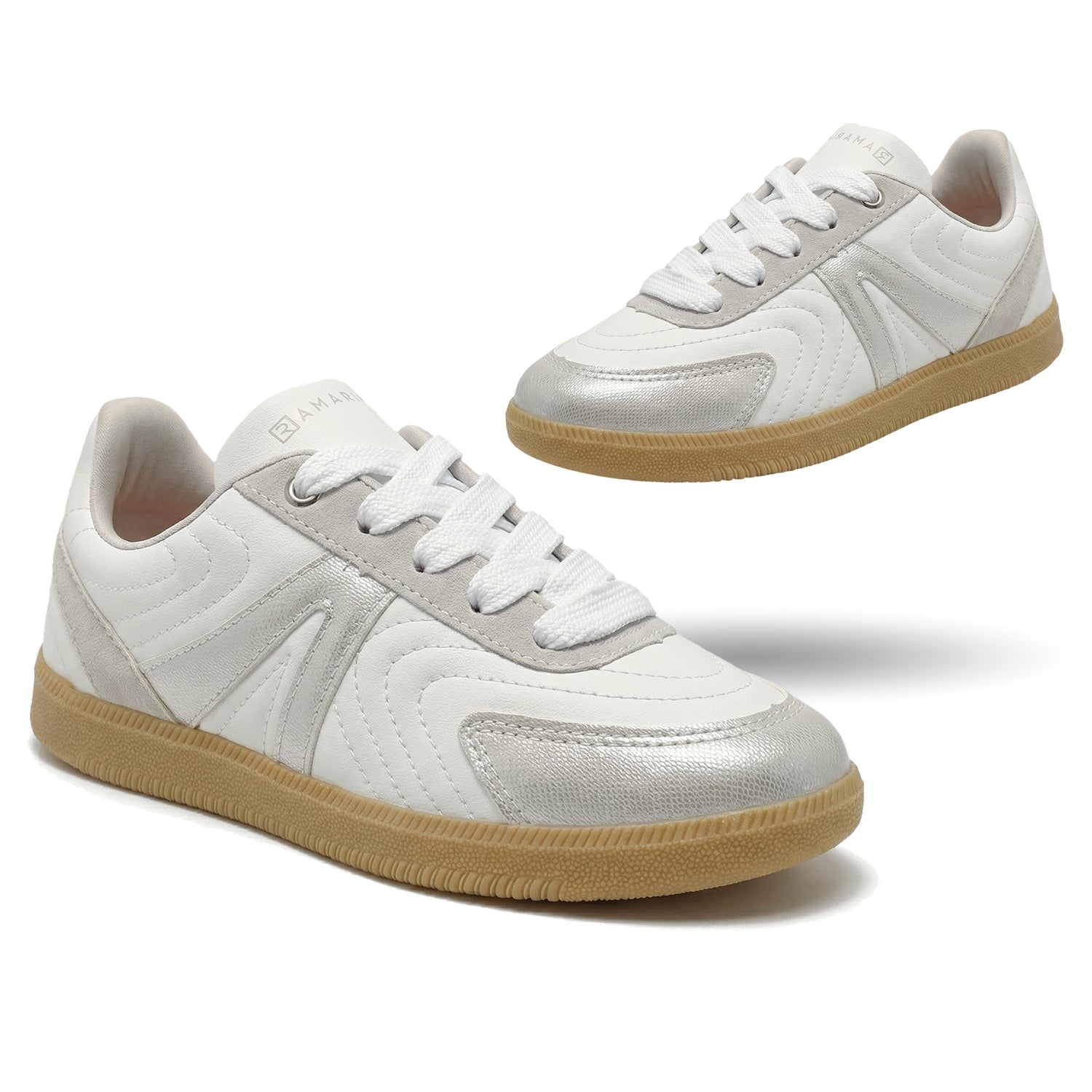 Tênis Feminino Ramarim Listras Napa Casual Retrô