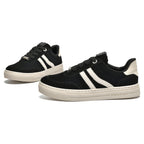 Tênis Via Marte Feminino Listrado Casual Nobuck