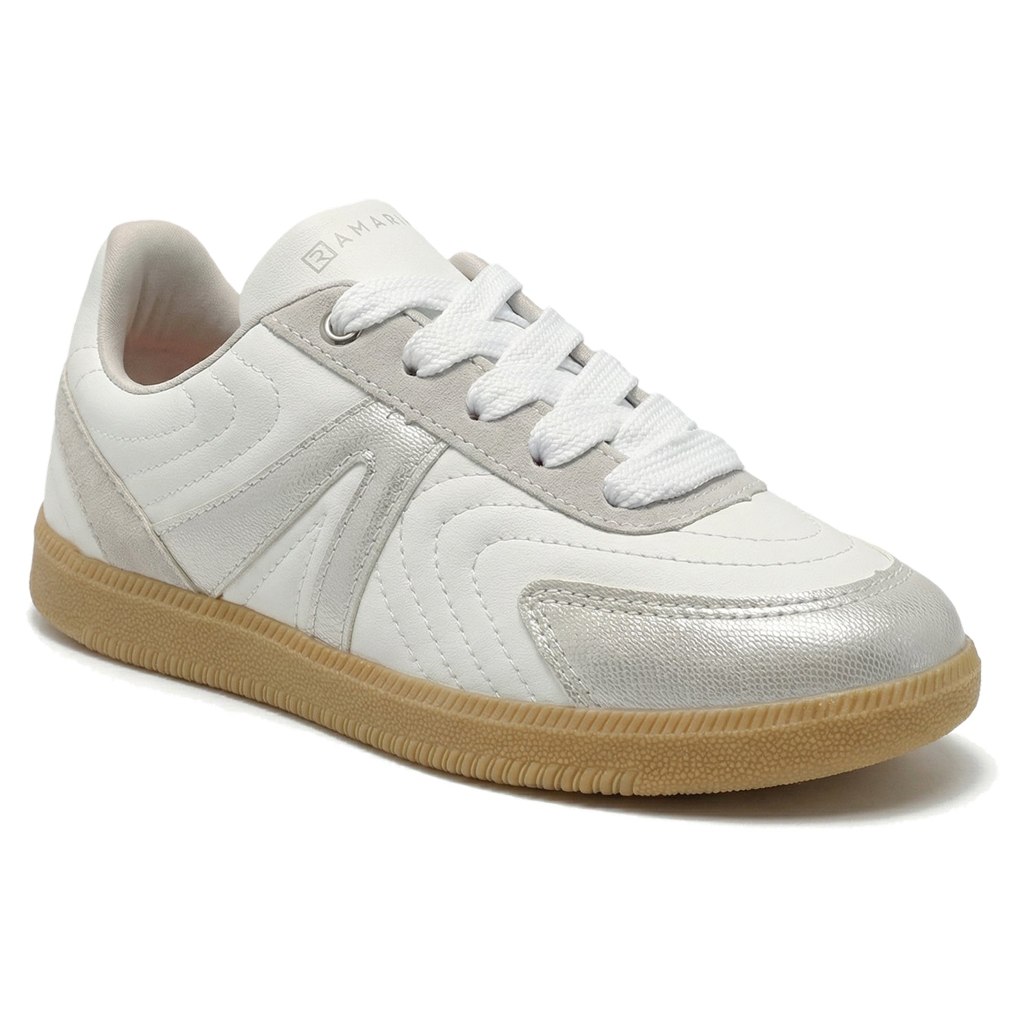 Tênis Feminino Ramarim Listras Napa Casual Retrô