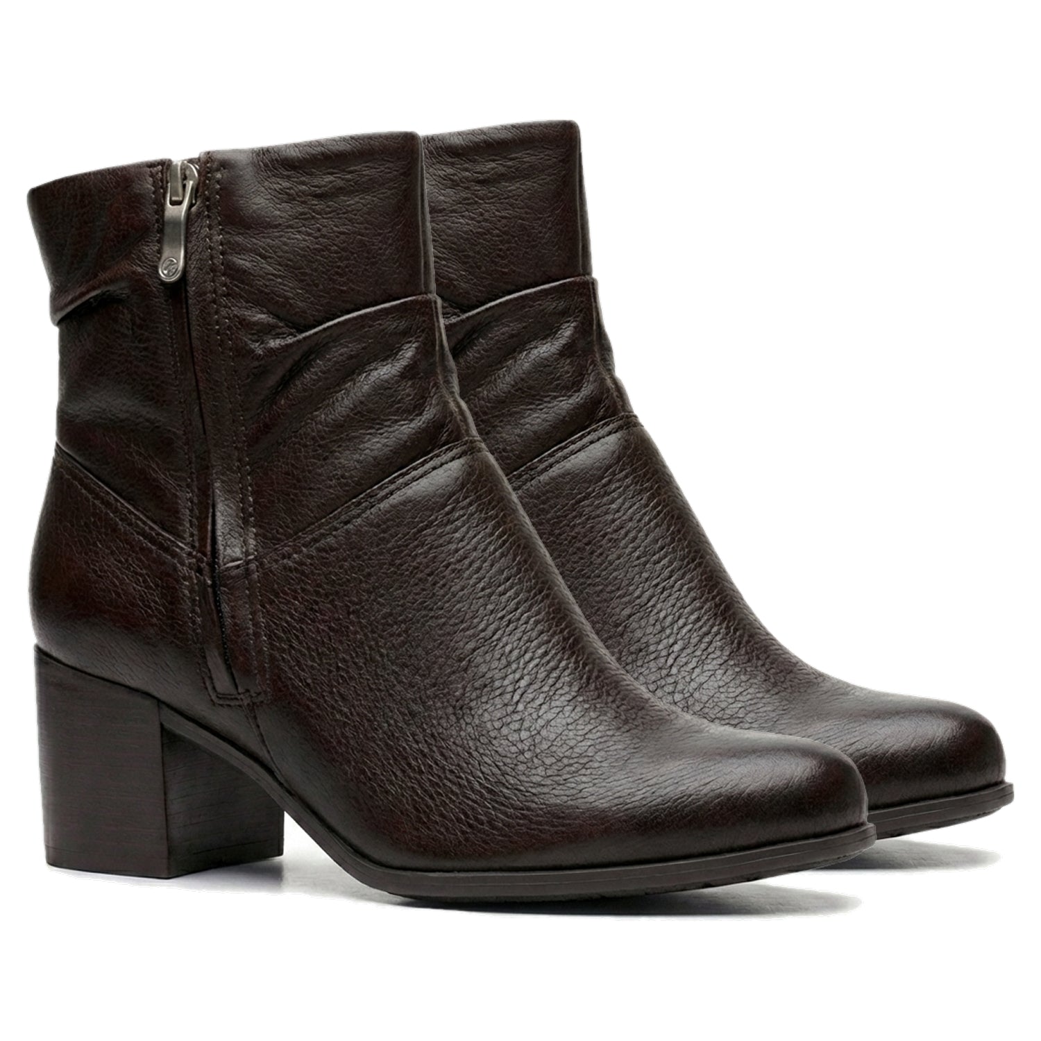 Bota Feminina Bottero Couro Burnish Cano Baixo