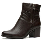 Bota Feminina Bottero Couro Burnish Cano Baixo