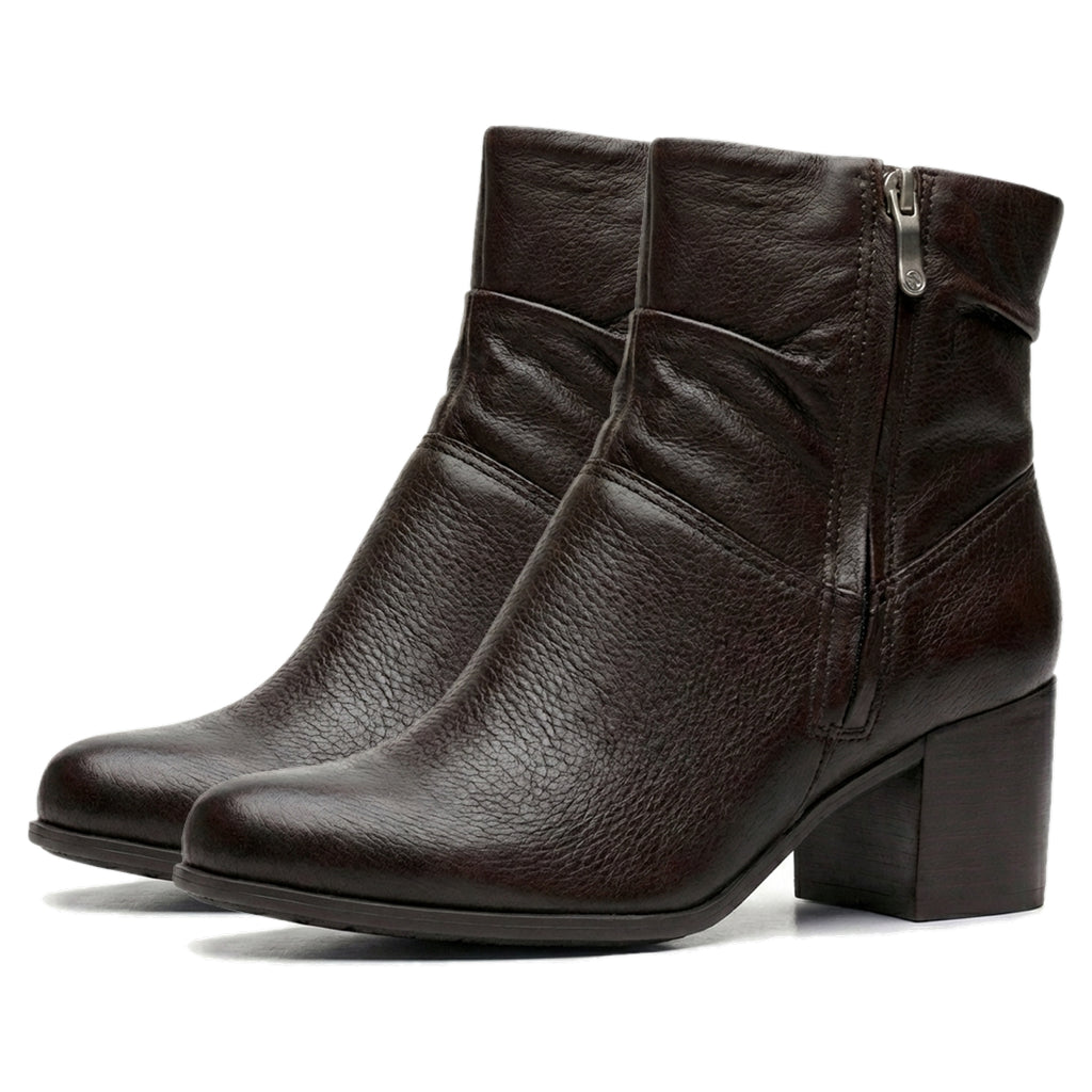 Bota Feminina Bottero Couro Burnish Cano Baixo