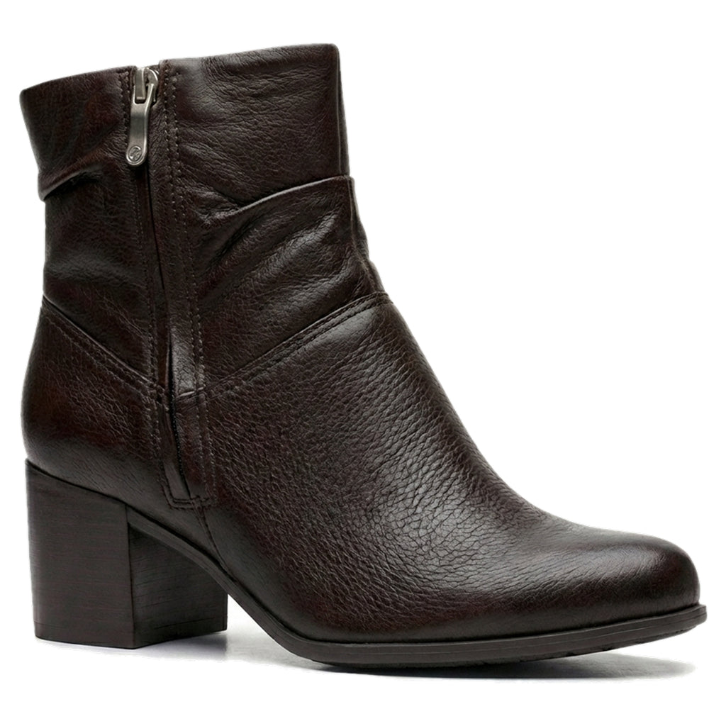 Bota Feminina Bottero Couro Burnish Cano Baixo