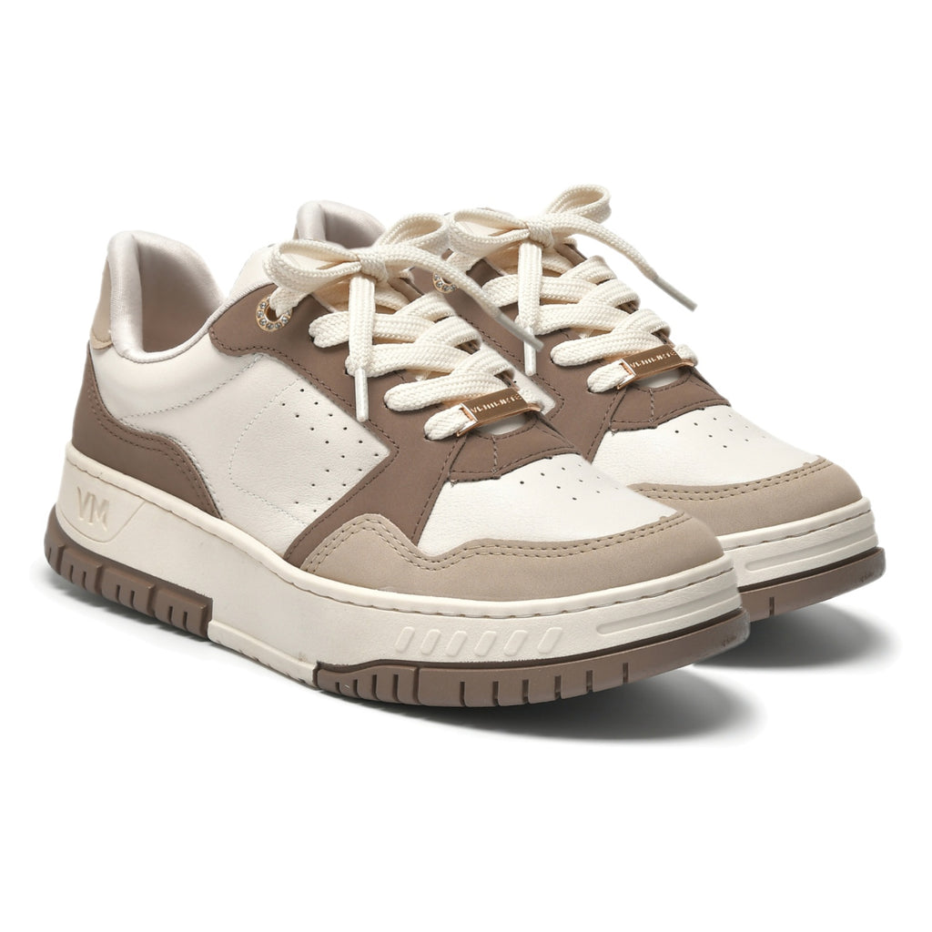 Tênis Via Marte Feminino Casual Napa Recortes