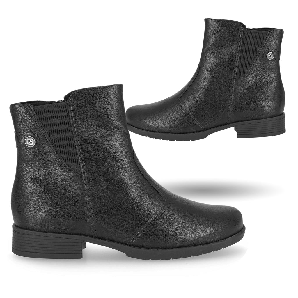 Bota Piccadilly Feminina Cano Curto Napa