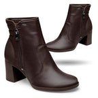 Bota Feminina Dakota Zíper Cano Curto